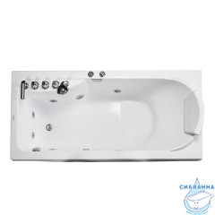 Акриовая ванна Gemy G9006-1.7 B L 172х77 с гидромассажем