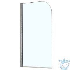 Шторка для ванны Azario Merrit 80x140 профиль серебро, стекло прозрачное AZ-NF6211 800