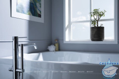 Акриловая ванна Aquanet Capri 160x100 L с каркасом