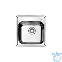 Мойка с сифоном арт. S11UPS0i84, нерж. сталь, полир., 485*485, Strit S, IDDIS, STR48P0i77S