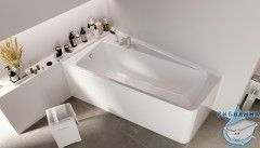 Акриловая ванна 1Marka Direct 170х100 L с каркасом