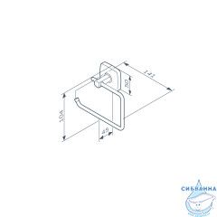 Держатель для туалетной бумаги AM.PM Gem A9034122