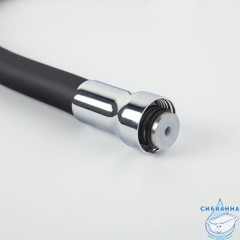 Излив для кухни, силикон, 500 мм, гибкий, черный, IDDIS, 995FB50B5SM