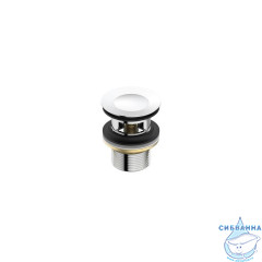 Выпуск для умывальника с переливом, хром, Optima Home, IDDIS, 001SB01i88