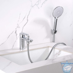 Смеситель для ванны на борт Aquatek Ника AQ1844CR (хром)