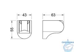 Держатель душа Aquatek AQ2405MB