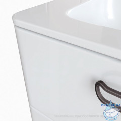 Тумба подвесная, белая, 60 см, Brick,  IDDIS, BRI60W0i95. Подходит умывальник: 0106000i28