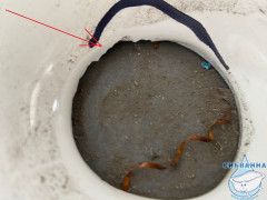 Чугунная ванна Универсал Сибирячка 170х75 №185 без ножек и ручек (с дефектом)