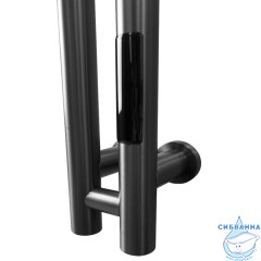 Полотенцесушитель электрический Calypso Dionysus 2 9х118 (оружейная сталь)