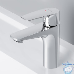 Смеситель для раковины AM.PM Gem F90A82100 (с донным клапаном) (хром)