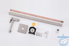 Смеситель для раковины напольный ABBER Daheim AF8241SP (сатин)