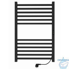 Полотенцесушитель электрический Toni Arti Asti pulsante 12П 500x800 черный матовый
