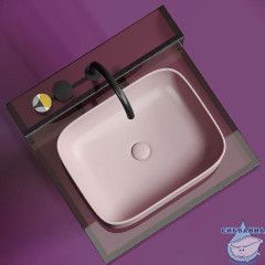  Раковина на столешницу 51 см Ceramicanova Element CN6052MP (розовый)