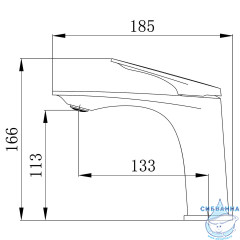 Смеситель для раковины Azario Lursy AZ-K1049GR (графит)