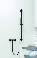 Смеситель для душа Kludi Nova Fonte Puristic 207103915 (черный матовый)