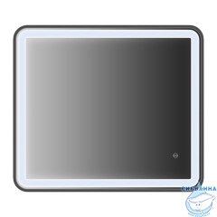 Зеркало Iddis Cloud 80 см, черный