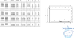 Душевое ограждение Vincea Софт 110x80 профиль вороненая сталь, стекло прозрачное VSR-3SO8011CLGM