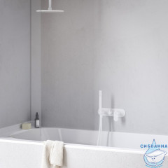 Встраиваемый смеситель для ванны Ravak Eleganta X070259 (белый матовый)