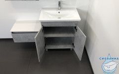 Тумба Comforty Осло 70 бетон светлыйс раковиной Comforty 70 00-00006117