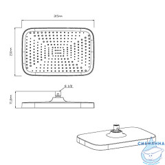 Душевая система Vincea 310 1 режим VSFW-422T1CH (хром)