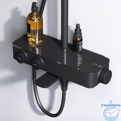 Душевая система AM.PM Inspire V2.0 F0750A522 1 режим (черный матовый)