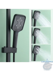 Душевая система Raglo 320 1 режим R02.24.06 (черный)