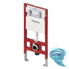 Инсталляция TECEspring с кнопкой смыва в комплекте с унитазом TECEspring S c сиденьем Soft close (микролифт) K401204WCS