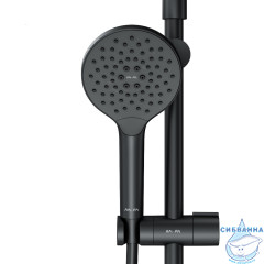 Душевая система AM.PM Like 220 1 режим F0780722 (чёрный матовый)