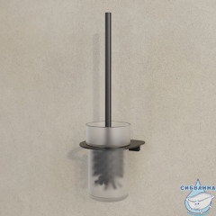 Ерш, матовое стекло, нержавеющая сталь, NOА, черный матовый, IDDIS, NOABLG0i47