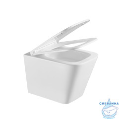 Унитаз подвесной безободковый Lemark Florex 9614001 с сиденьем быстросъемным Soft Close (микролифт)
