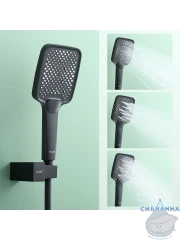 Душевая система Raglo 340 1 режим R01.27.06 (черный матовый)