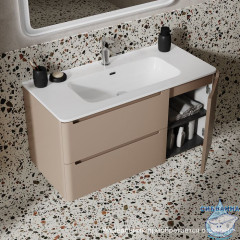 Тумба подвесная, 100 см, капучино, Edifice, IDDIS, EDI10C0i95 подходит умыв. 0101000i28