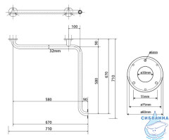 Поручень Bemeta Help 301102031