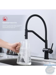 Смеситель для кухни Raglo R86.41.06  (черный)