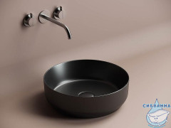  Раковина на столешницу 39 см Ceramicanova Element CN6022MB (черный матовый)