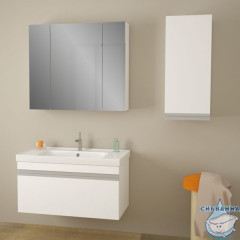 Тумба Dreja Grace 90 с раковиной Grace 90 белый лак