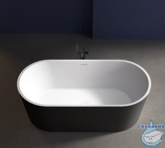 Акриловая ванна ABBER AB9209MB 170х80 с каркасом