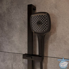 Лейка для душа, черная, Slide, IDDIS, SLI3F0Bi18