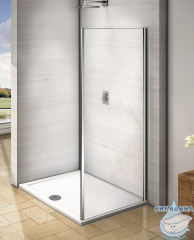 Боковая стенка Bas Neo SP-100-C-CH профиль хром, стекло прозрачное