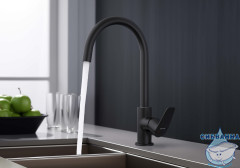 Смеситель кухни Aquatek Бетта AQ1182MB (черный матовый)