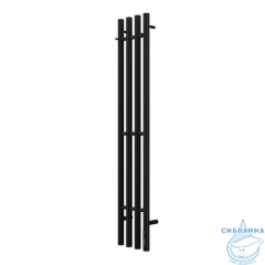 Полотенцесушитель электрический Terminus Quatro круглый 22х120 (черный)