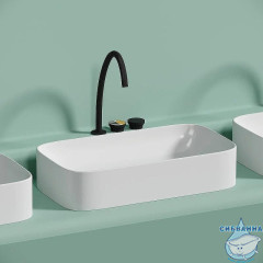  Раковина на столешницу 71 см Ceramicanova Element CN6054MW (белый матовый)