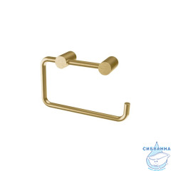 Держатель для туалетной бумаги без крышки, сплав металлов, Petite, матовое золото, IDDIS, PETG000i43