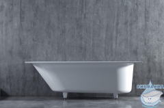 Ванна из искусственного камня Salini Ornella Kit 170x70 (материал sapirit, белый глянцевый)