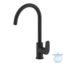 Смеситель для кухни с каналом для фильтрованной воды, черный матовый, Rora, Milardo, RORBLFJM05