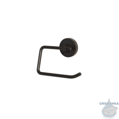 Держатель для туалетной бумаги без крышки, черный матовый, сплав металлов, Sena, IDDIS, SENSB00i43