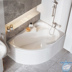 Акриловая ванна Ravak Rosa I 140x105 R с ножками