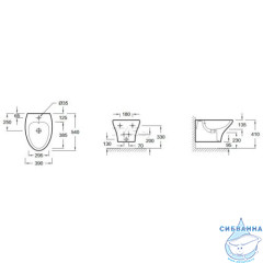 Биде напольное Jacob Delafon Nouvelle Vague EBD0002-00 (без сиденья)