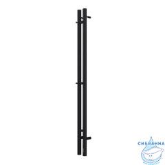 Полотенцесушитель электрический Terminus Duo круглый 9х120 (черный)