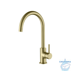 Смеситель для кухни Aquatek Европа AQ1382BG (золото шлифованное)